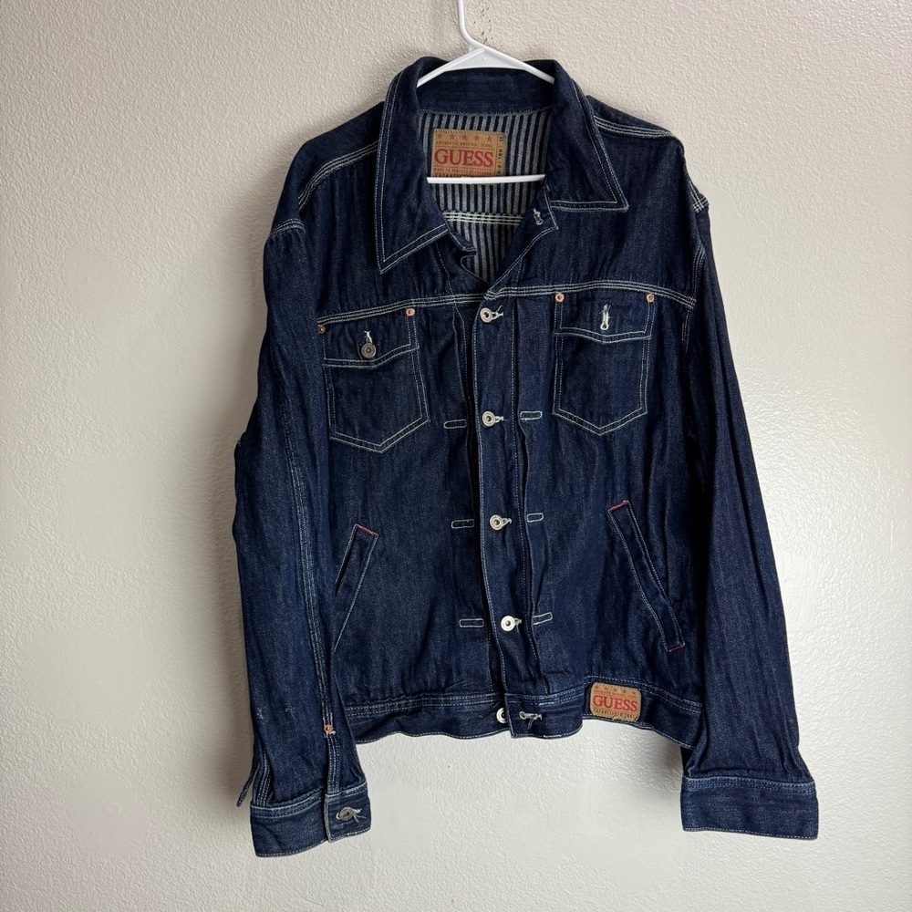 Guess Vintage 1981 Jeans Denim Jacket Size XL